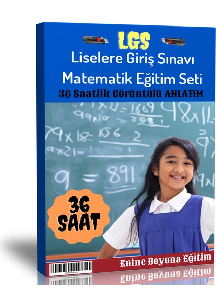 LGS Görüntülü Matematik Eğitim Seti (36 Saatlik Özel Anlatım)