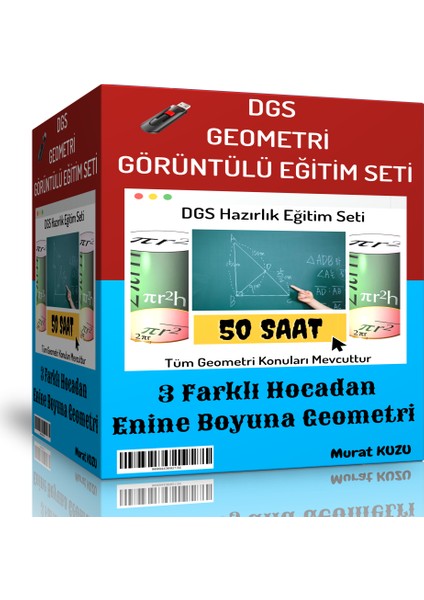 DGS Geometri Görüntülü Eğitim Seti (50 Saatlik Özel Anlatım)