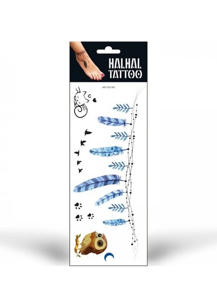 Halhal Geçici Tattoo -1, Bilek Tattoo, Ayak Tattoo, Geçici Dövme