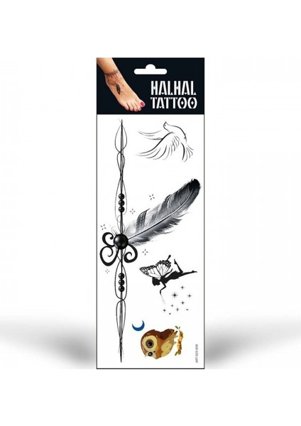 Halhal Geçici Tattoo -9, Bilek Tattoo, Ayak Tattoo, Geçici Dövme