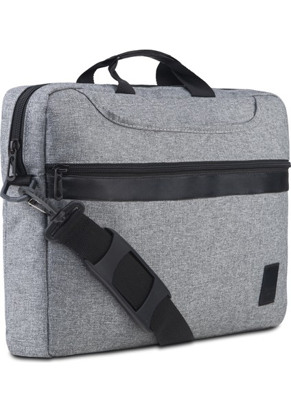 Workstation BND604 15.6 " Su Geçirmez Kumaş, Notebook ,laptop Çantası-Gri