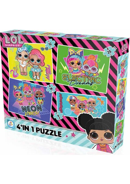 LOL7585 L.o.l Bebek 4in1 Puzzle