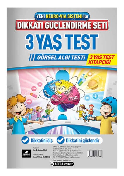 Adeda Yayıncılık Adeda DGS 3 Yaş Görsel Algı Testi