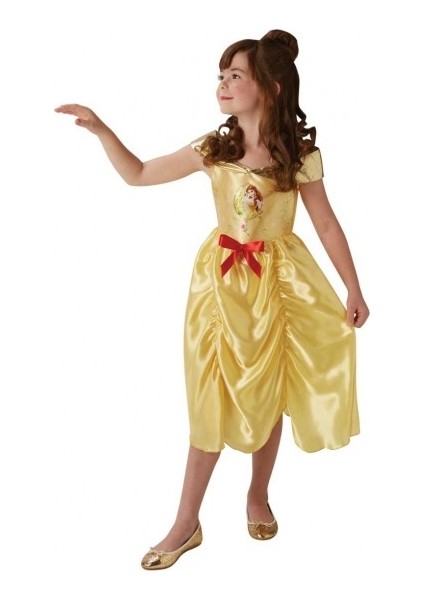 Lisanslı Disney Princess Belle Sarı Kostüm 2S Beden 3-4 Yaş