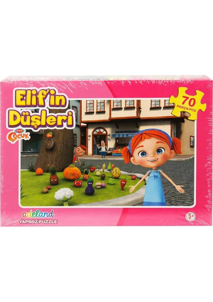 Trt Elif'İn Düşleri Kutulu Puzzle 70'Li Puzz