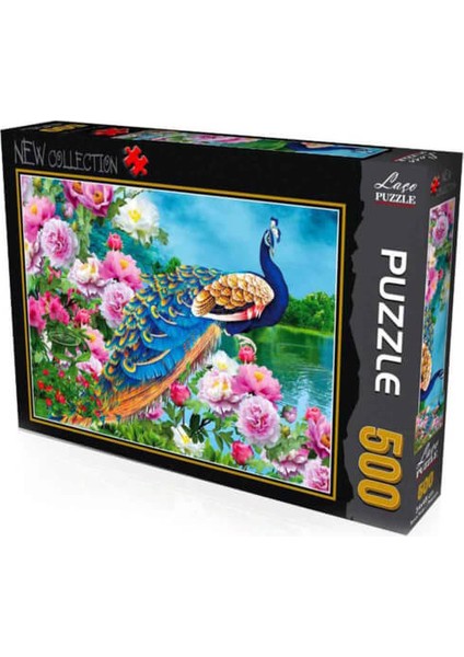 Tavus Kuşu 500 Parça Puzzle