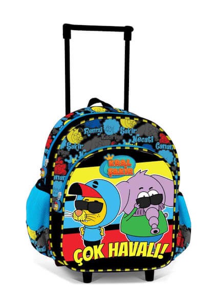 Kral Şakir Çok Havalı! Erkek Çocuk Çekçekli Anaokulu Çantası fiyatları