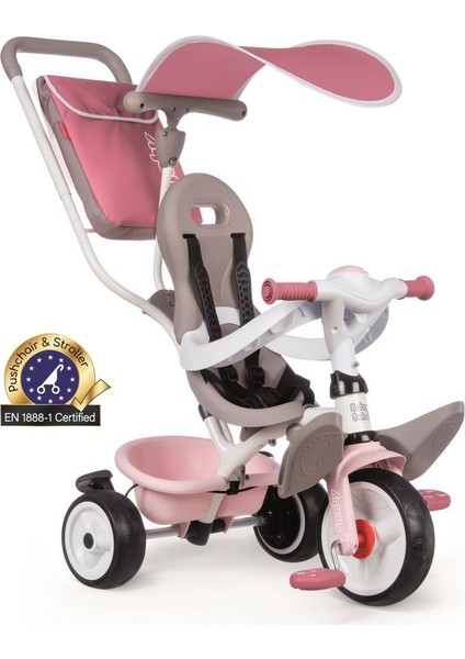 3 Tekerlekli Çocuk Bisikleti 3'ü1 Arada Set- Pembe 741401