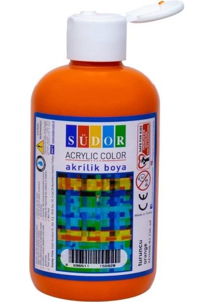 Akrilik Boya 250 ml Turuncu