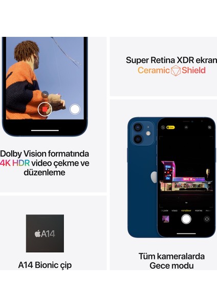 iPhone 12 Mini 128 GB Siyah