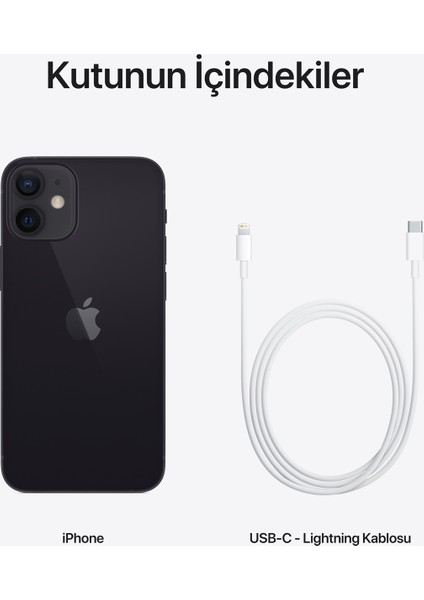 iPhone 12 Mini 128 GB Siyah