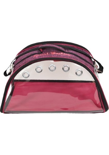 Ufo Kedi ve Köpek Taşıma Çantası Pembe 48 x 26 x 27 h cm
