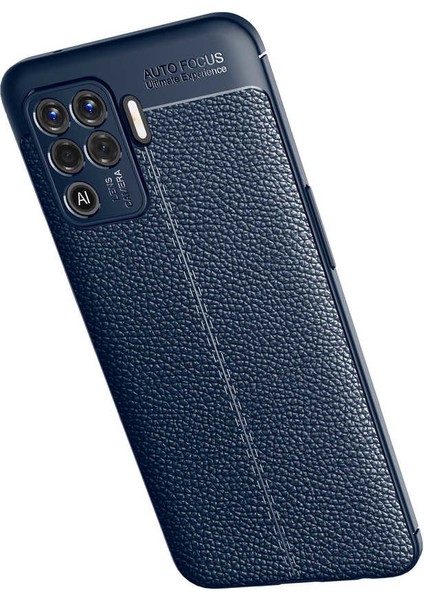 Oppo Reno 5 Lite Kılıf Deri Görünümlü Renk Atmayan Dayanaklı Silikon Kapak (Niss) fırsatları