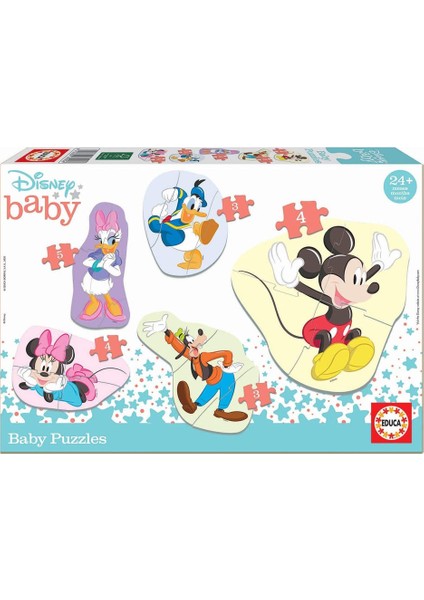 Baby Mickey ve Arkadaşları Eğitici Puzzle 18590