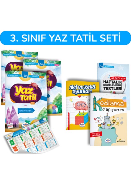 3. Sınıf Yaz Tatil Kitabı Seti