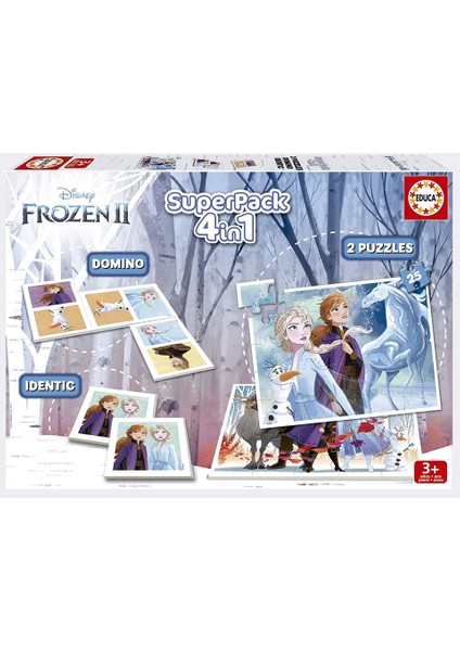 Frozen 2 Eğitici Oyun ve Puzzle Seti 18378