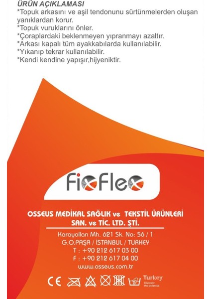 Fixflex Jel Topuk Vuruğu Koruyucu (Çift)
