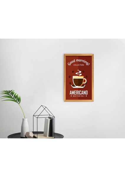 Gift Coffee Tasarımlı Dekoratif Retro Ahşap Tablo-8