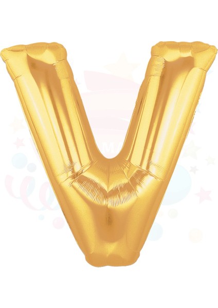 Balon Folyo 40'' Harf Altın V