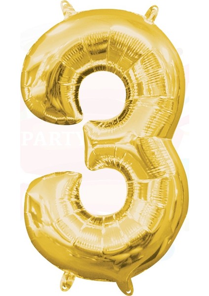 Balon Folyo 40'' Rakam Altın 3