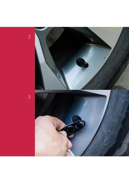Mitsubishi Outlander Metal Anahtarlık ve 4 Adet Metal Sibop Kapağı Seti