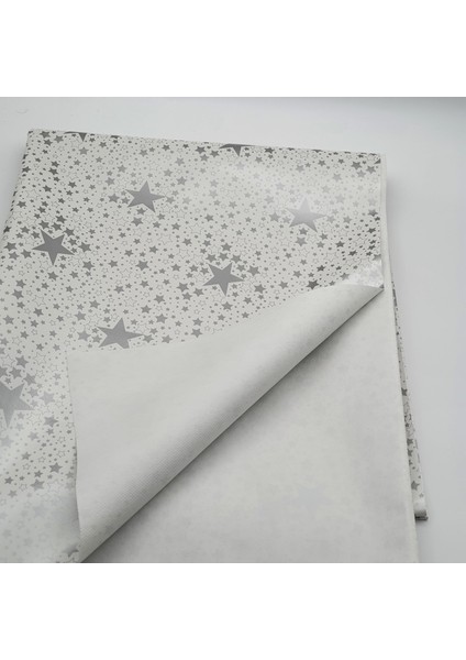 Astarlı Silinebilir Pvc Muşamba Masa Örtüsü - Yıldız