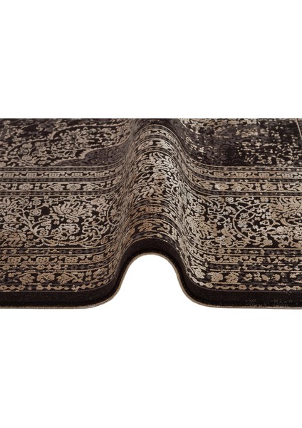 Anatolia Ant 01 Antrasit Bej Klasik Desenli Sık Dokuma Akrilik Viskon Salon Halısı fiyatları