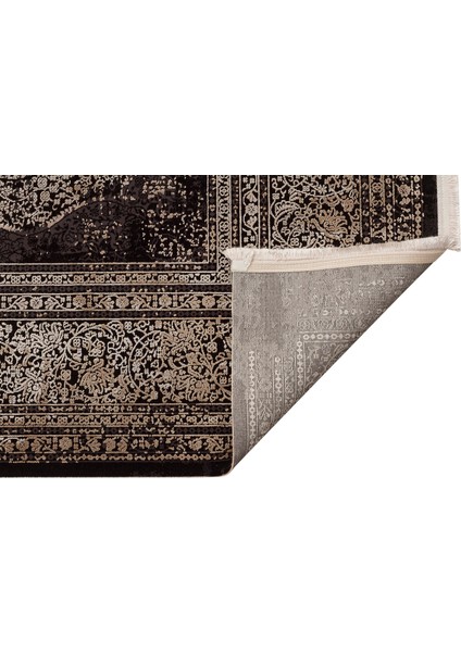 Anatolia Ant 01 Antrasit Bej Klasik Desenli Sık Dokuma Akrilik Viskon Salon Halısı indirimleri