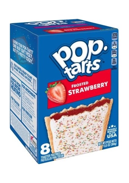 Pop-Tarts Frosted Strawberry Çilek Doldulu Bisküvi 384 gr