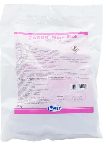 Zagor Mum Blok 500 G Bavet