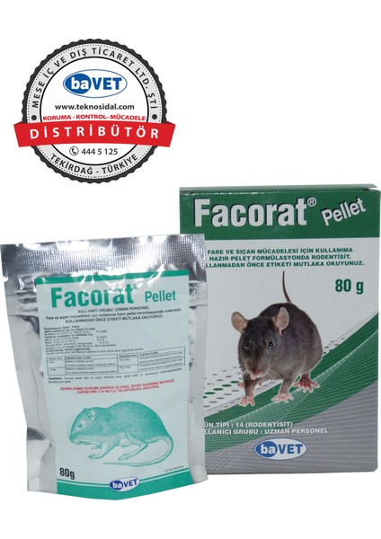 Facorat Pellet 80 G Bavet