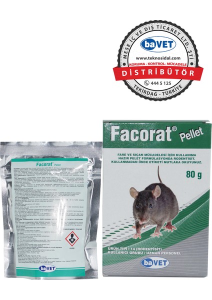 Facorat Pellet 80 G Bavet