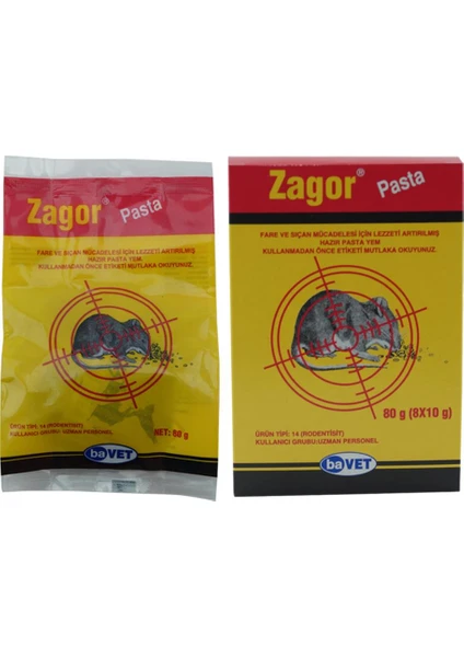 Zagor Pasta 80 gr Bavet