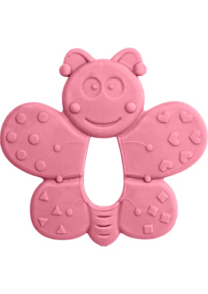 Kauçuk Yumuşak Diş Kelebek - Pembe