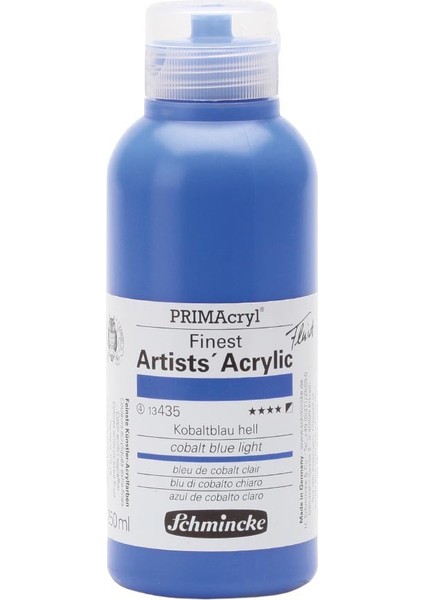 : Primacryl : Artist Akrilik Boya : 250 ml : Seri 1 : 435 Cobalt Blue Light