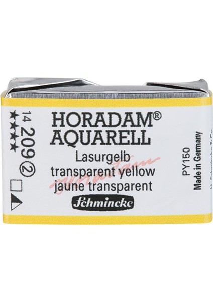 : Horadam Aquarell Artist : Tam Tablet Sulu Boya : Seri 2 : 209 Translucent Yellow