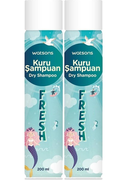 Kuru Şampuan Fresh 200 ml 2li Set