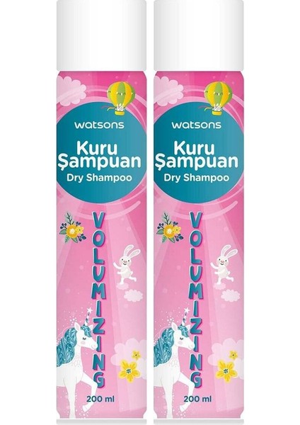 Kuru Şampuan Volumizer 200 ml 2li Set