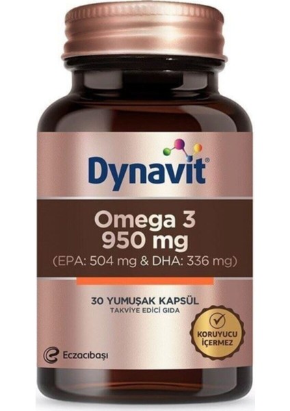 Omega 3 950 Mg 30 Yumuşak Kapsül