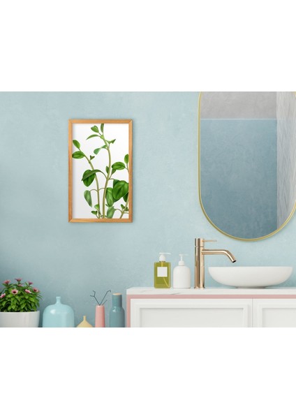 Gift Banyo Dekoratif Retro Ahşap Tablo-12