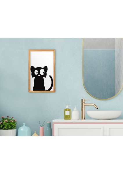 Gift Banyo Dekoratif Retro Ahşap Tablo-2