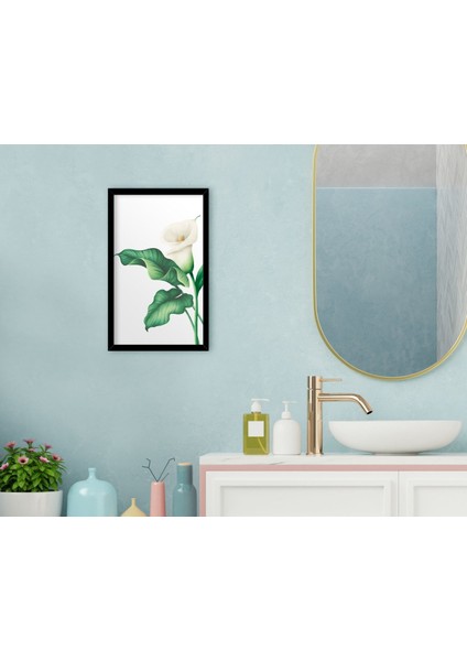 Gift Banyo Dekoratif Ahşap Siyah Çerçeveli Tablo-15