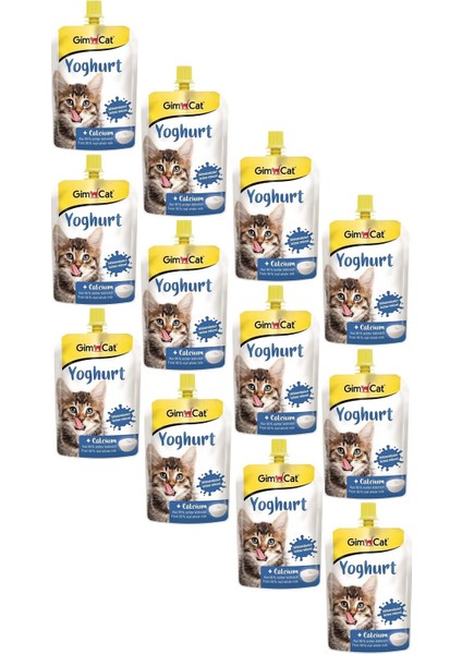 Yoğurt Cat Milk Kalsiyumlu Sıvı Kedi Sütü 150 ml (12 Adet)