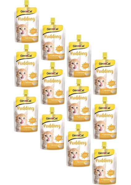 Puding Cat Milk Kalsiyumlu Sıvı Kedi Sütü 150 gr (12 Adet)