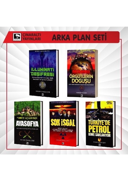 Çınaraltı Arka Plan Seti 5 Kitap