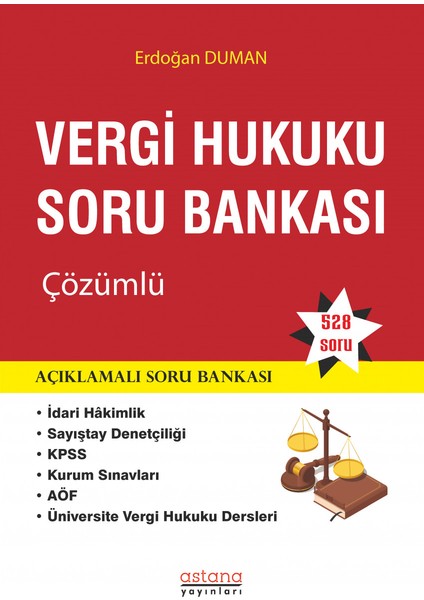 Çözümlü Vergi Hukuku Soru Bankası - Erdoğan Duman