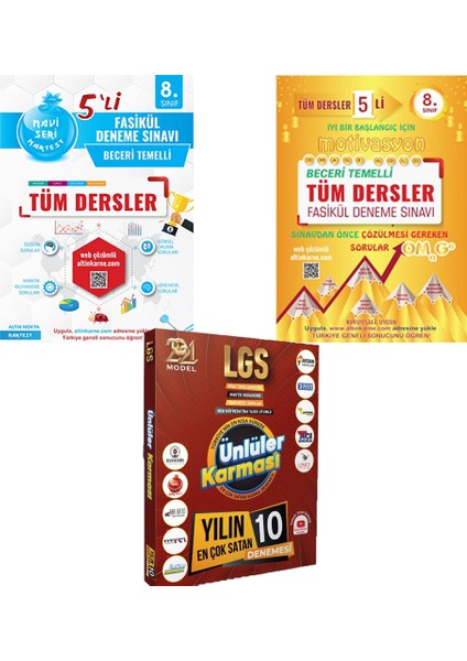 8. Sınıf Deneme + Ünlüler Karması LGS Deneme 2021