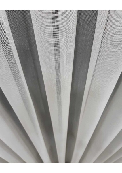 Keten Titi Ince Yağmur Desenli 1-2,5 Normal Pileli Tül Perde 100 x 200 cm