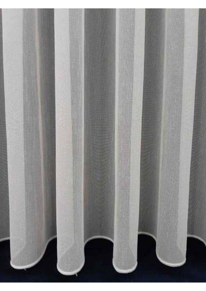 Keten Titi Ince Yağmur Desenli 1-2,5 Normal Pileli Tül Perde 100 x 200 cm