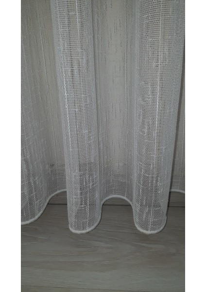 Keten Etekleri Kurşunlu 1-2,5 Normal Pileli 100 x 250 cm Tül Perde 100 x 200 cm